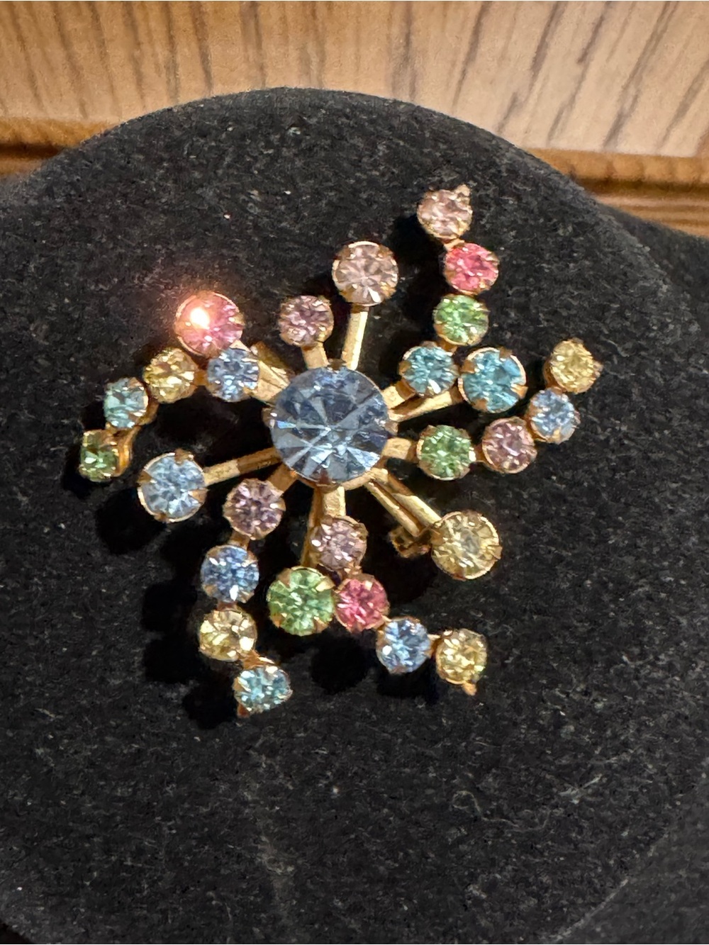 Vintage Atomic Starburst Brooch - Women's Jewelry